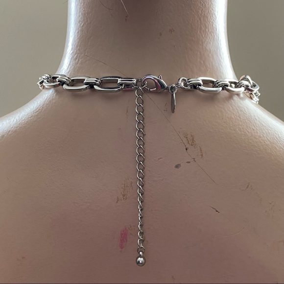 Lia Sophia women animal print amber colour cut crystal, signed necklace. Used. - Picture 5 of 12